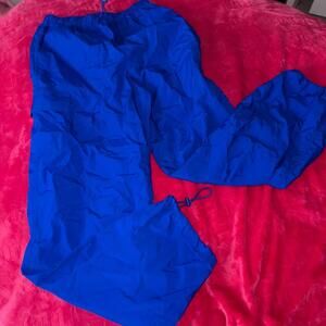 PINK Victoria’s Secret Blue Windbreaker Pants